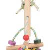 Speelgoed Met Papieren Bandjes Hout Meerkleurig 31 Cm 3 St