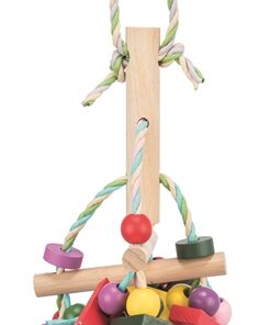 Speelgoed Met Papieren Bandjes Hout Meerkleurig 31 Cm 3 St