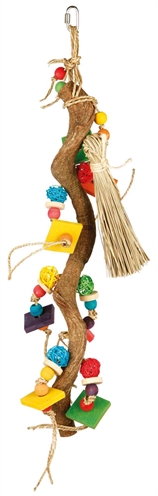 Natuurspeelgoed Schorshout / Riet / Zeegras / Hout 56 Cm