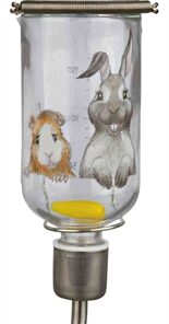 Drinkfles Honey&Hopper Glas Met Spanveer / Draadbeugel 250 Ml 3 St