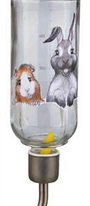 Drinkfles Honey&Hopper Glas Met Spanveer / Draadbeugel 500 Ml 3 St