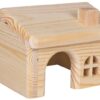 Huis Hamster Hout Spijkervrij 15X15X11 Cm 2 St