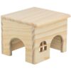 Huis Hamster Hout Spijkervrij 15X15X12 Cm 2 St
