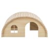 Huis Dwergkonijn Hout Spijkervrij 42X25X20 Cm