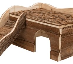 Huis Jerrik Konijn Schorshout 50X33X25 Cm