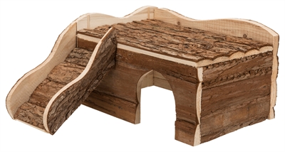 Huis Jerrik Konijn Schorshout 50X33X25 Cm