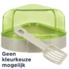 Hoektoilet Met Dak Assorti 14X11X8 Cm 3 St