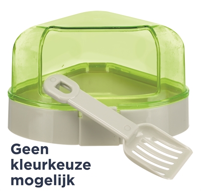 Hoektoilet Met Dak Assorti 14X11X8 Cm 3 St