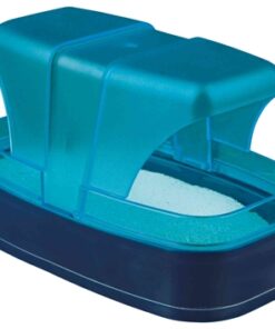 Zandbad Muizen / Hamsters Kunststof Grijs / Turquoise 17X10X10 Cm 3 St