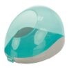 Zandbad Degoes / Chinchilla's Kunststof Grijs / Turquoise 27X16X18 Cm 2 St