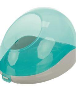 Zandbad Degoes / Chinchilla's Kunststof Grijs / Turquoise 27X16X18 Cm 2 St