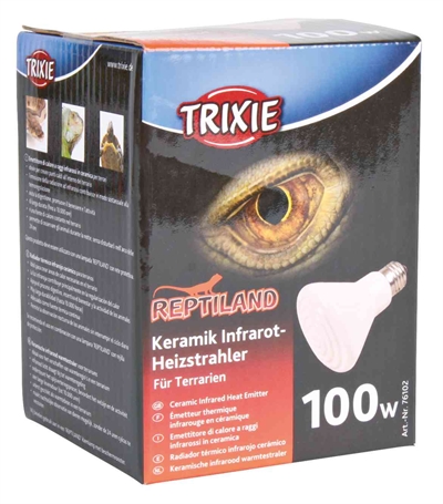 Reptiland Keramische Infrarood Warmtestraler 7,5X7,5X10 Cm 100 Watt