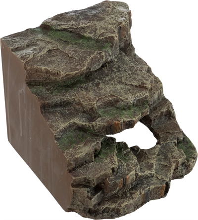 Reptiland Hoekrots Regenwoud Met Schuilplaats En Platform 19X17X17 Cm