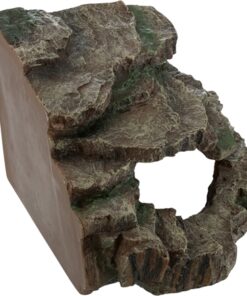 Reptiland Hoekrots Regenwoud Met Schuilplaats En Platform 26X26X20 Cm