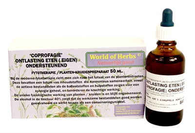 Of Herbs Fytotherapie Coprofagie Ontlasting Eten 50 Ml