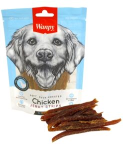 Soft Oven-Roasted Chicken Jerky Strips 100 Gr