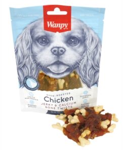 Oven-Roasted Chicken Jerky / Calcium Bone Twists 100 Gr