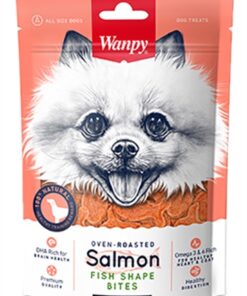 Oven-Roasted Salmon Fish Shape Bites 100 Gr