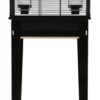 Vogelkooi Chic Loft Met Meubel Zwart 124X44,5X28 Cm