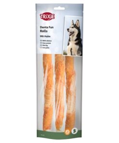 Denta Fun Chicken Chewing Rolls 28 Cm 3 St 250 Gr