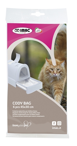 Kattenbakzak Cody Voor Kattenbak Zuma / 50X36X10 Cm 45X30 Cm 6 St