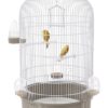 Vogelkooi Luna Taupe / Wit 40X40X65,5 Cm