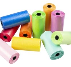 Poepzakjes Regenboog Kleuren 12X15 St