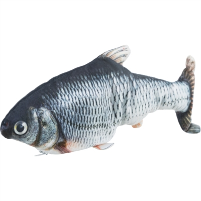 Spartel Vis Met Catnip Van Stof 30 Cm
