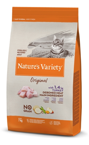 Variety Original Sterilized Turkey No Grain 7 Kg