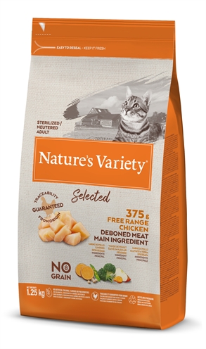 Variety Selected Sterilized Free Range Chicken 1,25 Kg