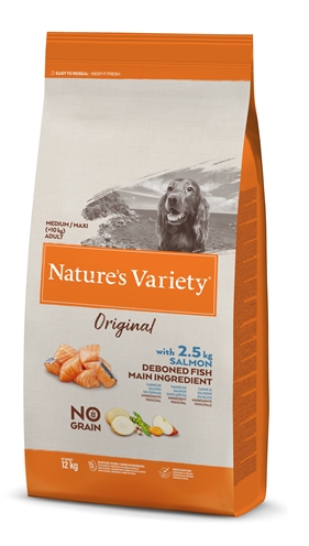 Variety Original Adult Medium / Maxi Salmon No Grain 12 Kg