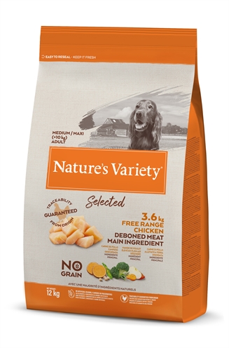 Variety Selected Adult Medium Free Range Chicken 12 Kg