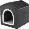 Hondenmand / Kattenmand Huis Livia Grijs / Wit 50X50X54 Cm
