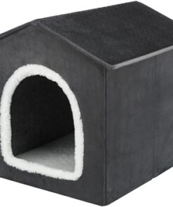Hondenmand / Kattenmand Huis Livia Grijs / Wit 50X50X54 Cm