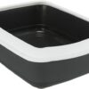 Kattenbak Classic Antraciet / Wit 47X37X15 Cm