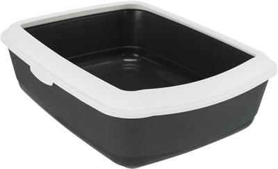 Kattenbak Classic Antraciet / Wit 47X37X15 Cm