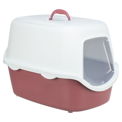 Kattenbak Vico Oudroze / Wit 56X40X40 Cm
