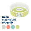 Voerbak / Waterbak Keramiek Strip Hamster Assorti 8 Cm 4St