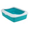 Kattenbak Classic Petrol / Wit 47X37X15 Cm