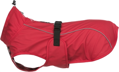 Regenjas Hond Vimy Rood Rug 80 Cm Buik 82-108 Cm