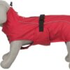 Regenjas Hond Vimy Rood Rug 35 Cm Buik 34-46 Cm