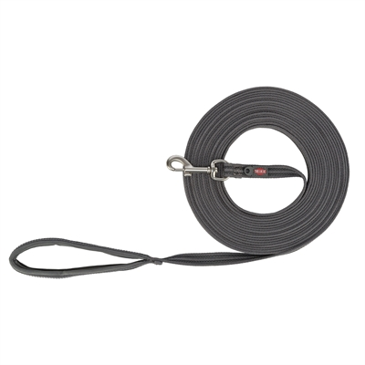 Hondenriem Sleeplijn Fusion Grafiet Grijs 5 Mtrx1,7 Cm