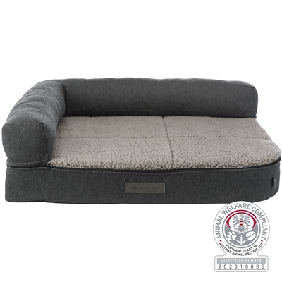 Vital Hondenmand Sofa Bendson Orthopedisch Grijs 80X60 Cm