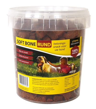 Diertotaal Soft Bones Rund 450 Gr