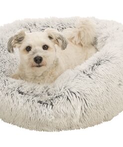 Hondenmand Harvey Rond Wit-Zwart 70X70X20 Cm