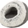 Kattenmand Iglo Harvey Grijs / Wit-Zwart 41X35X26 Cm