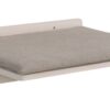 Ligplateau Met Kussen Voor Muurlandschap Wit 50X36,5X17,5 Cm