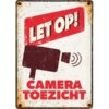 Gifts Waakbord Blik Cameratoezicht 21X15 Cm