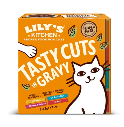 Kitchen Tasty Cuts In Gravy Multipack 8X85 Gr