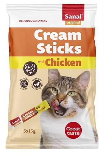 Cream Sticks Kat Kip 5X15 Gr
